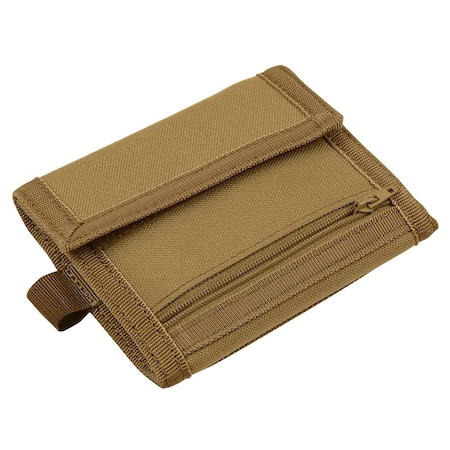 VAULT TRIXFOLD WALLET, COYOTE BROWN